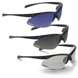 10-Base Curved Half Frame Safety Eyewear