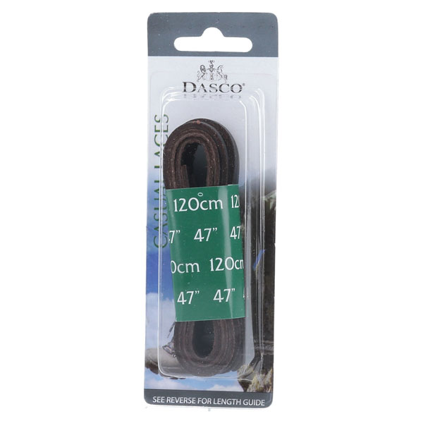 120cm Leather Shoe Laces – 6 Pack