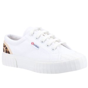 2630 Stripe Pad Leopard Shoes