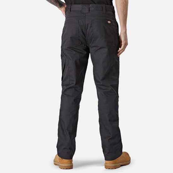 Black Action Flex Work Trousers