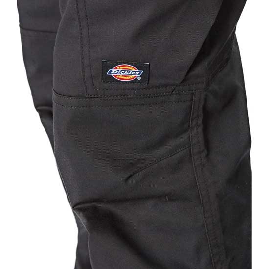Black Action Flex Work Trousers