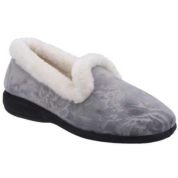 Adelaide Velvet Feel Memory Foam Slipper