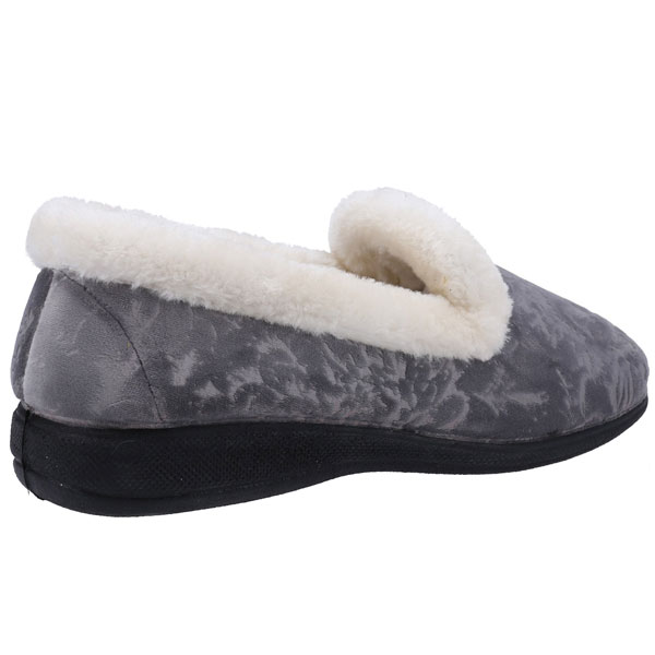 Adelaide Velvet Feel Memory Foam Slipper