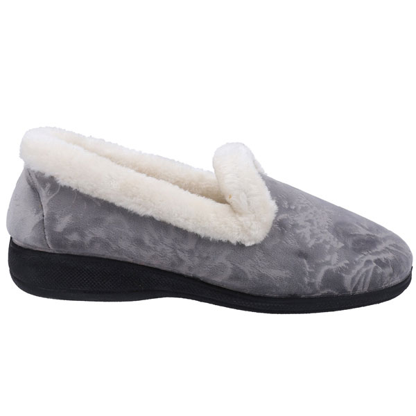 Adelaide Velvet Feel Memory Foam Slipper