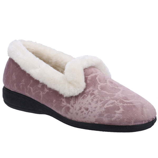 Adelaide Velvet Feel Memory Foam Slipper