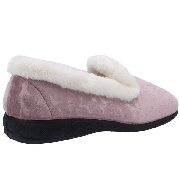 Adelaide Velvet Feel Memory Foam Slipper