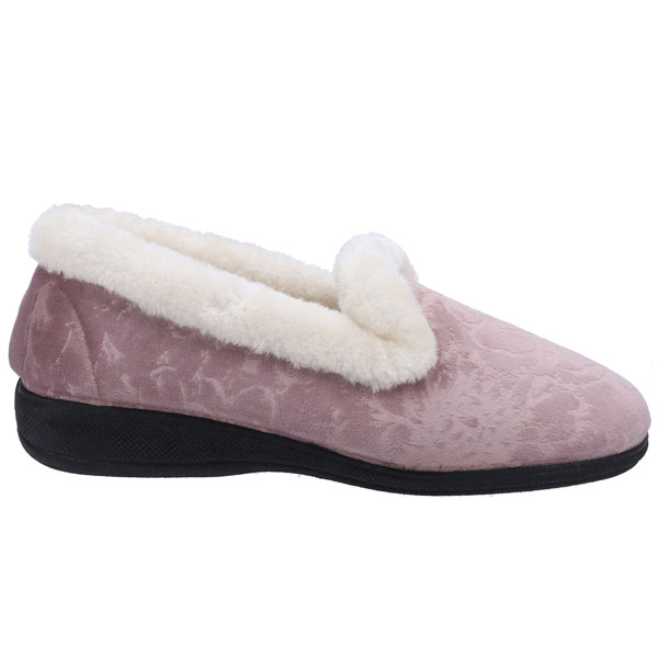 Adelaide Velvet Feel Memory Foam Slipper