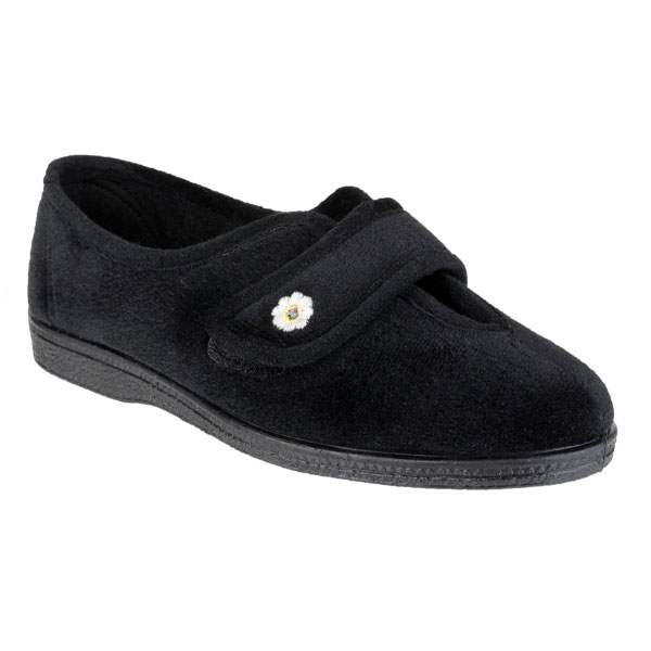 Andrea SoftStep Touch Fastening Slipper