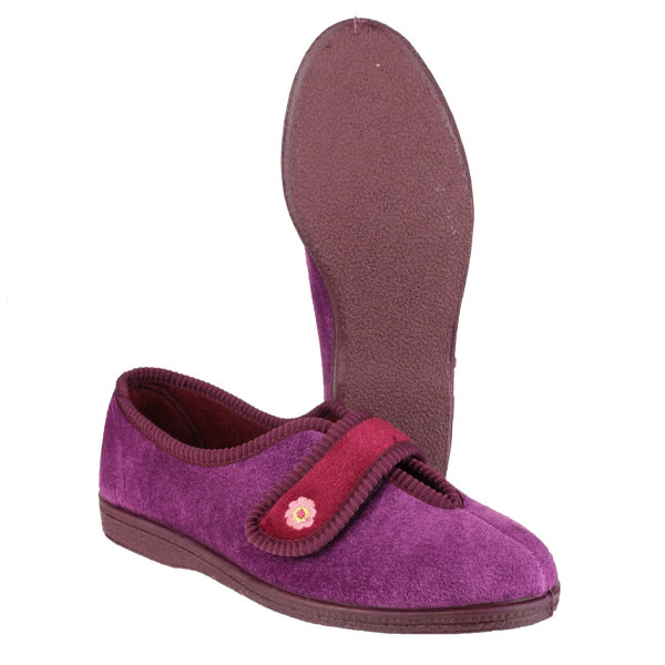 Andrea SoftStep Touch Fastening Slipper