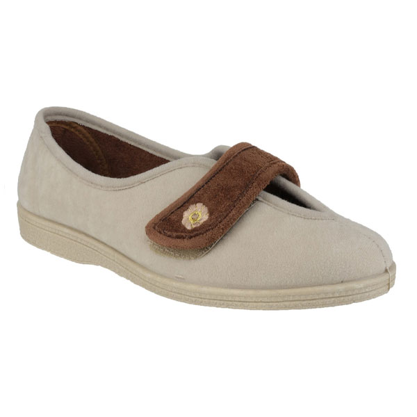 Andrea SoftStep Touch Fastening Slipper