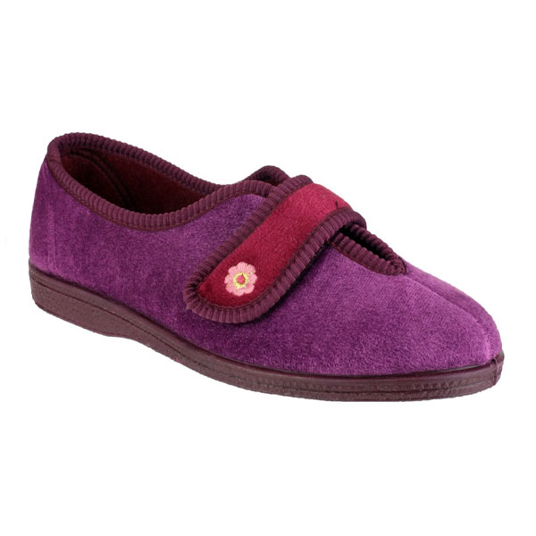 Andrea SoftStep Touch Fastening Slipper