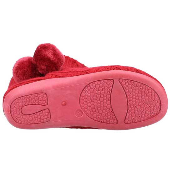Apple Pull-On Bootie Slipper