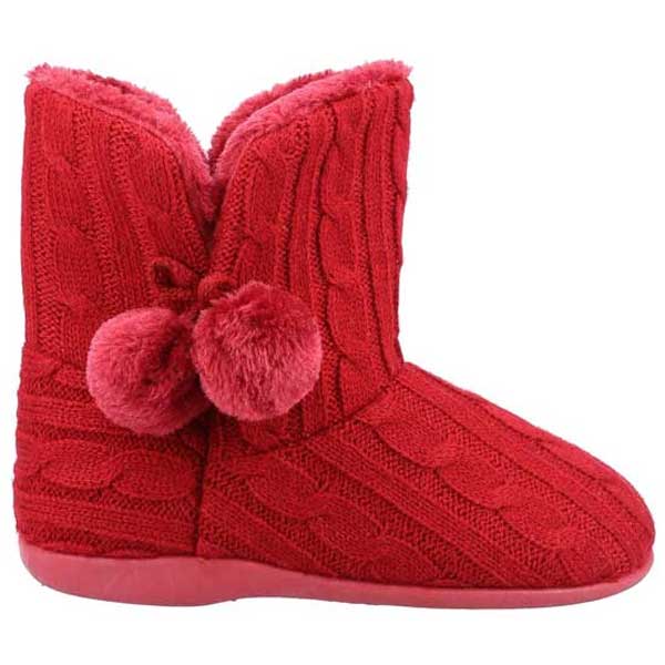 Apple Pull-On Bootie Slipper