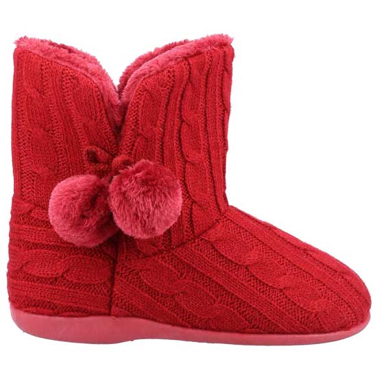 Apple Pull-On Bootie Slipper