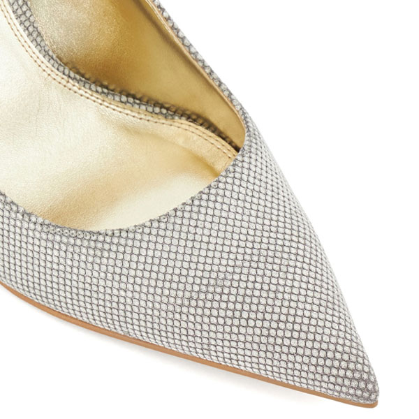 Attention Bold Heel Court Shoes