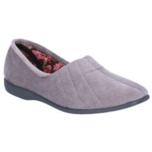Audrey Floral Cotton Lined Slippers