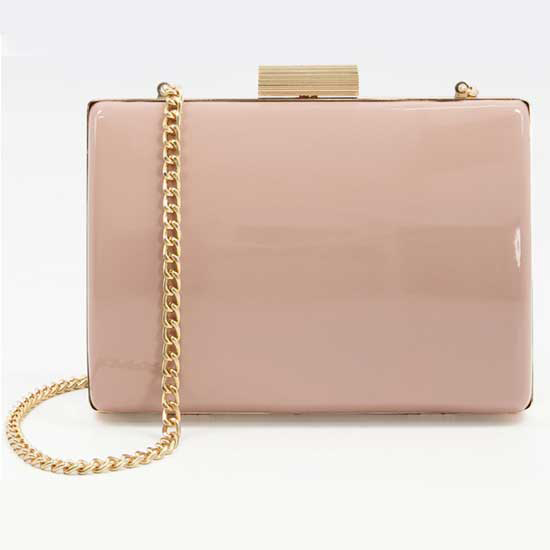 Belleview Clutch Elegant Gold Chain Evening Bag