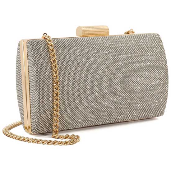 Belleview Clutch Elegant Gold Chain Evening Bag