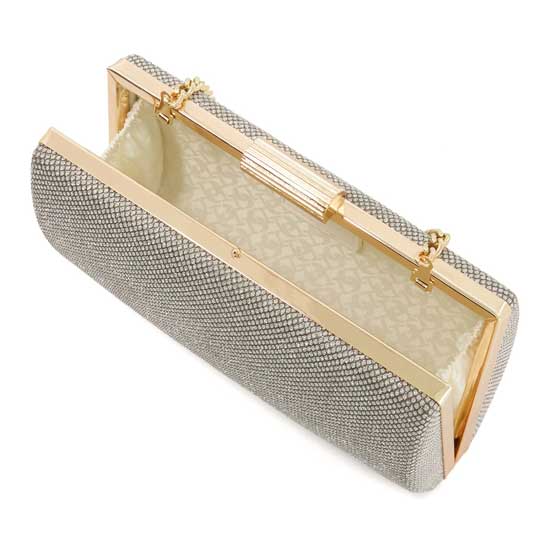 Belleview Clutch Elegant Gold Chain Evening Bag