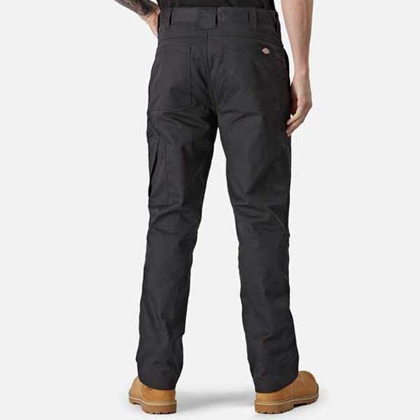 Black Action Flex Work Trousers