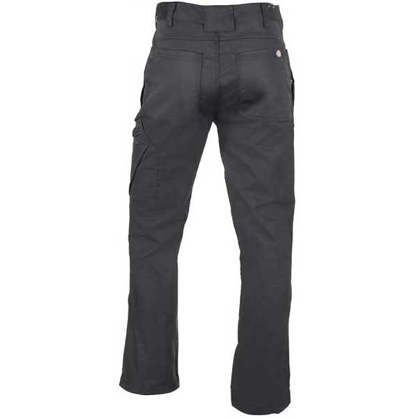 Black Action Flex Work Trousers