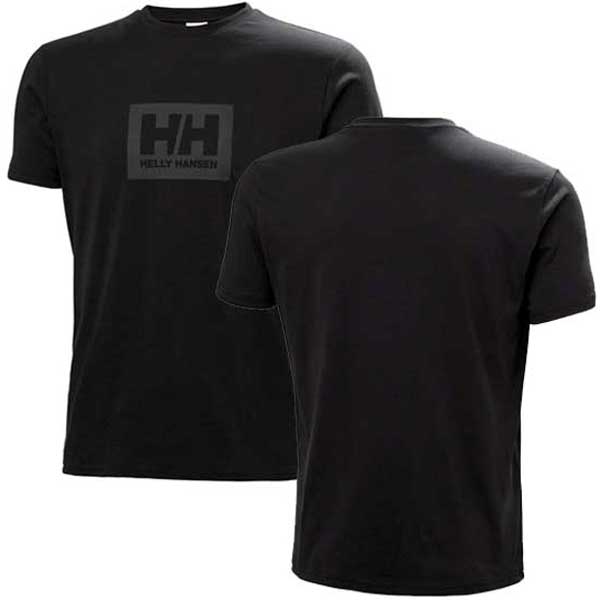 Black HH Box Tee 2.0 Classic Fit Look