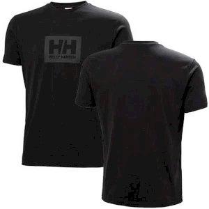 Black HH Box Tee 2.0 Classic Fit Look