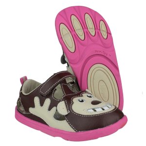 Bobo the Monkey Touch Fastening Girls Shoes 