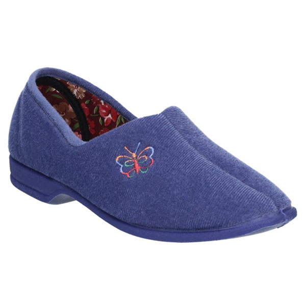 Bouquet Velour Upper Slippers for Women