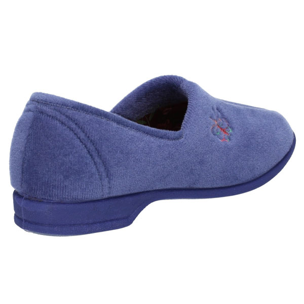 Bouquet Velour Upper Slippers for Women