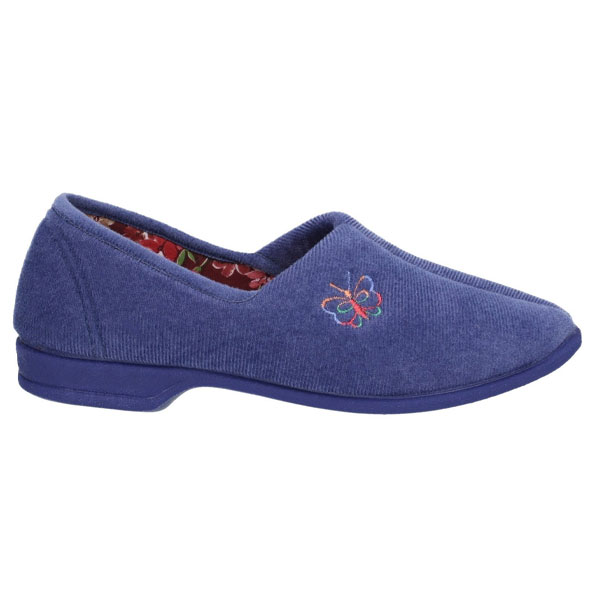 Bouquet Velour Upper Slippers for Women
