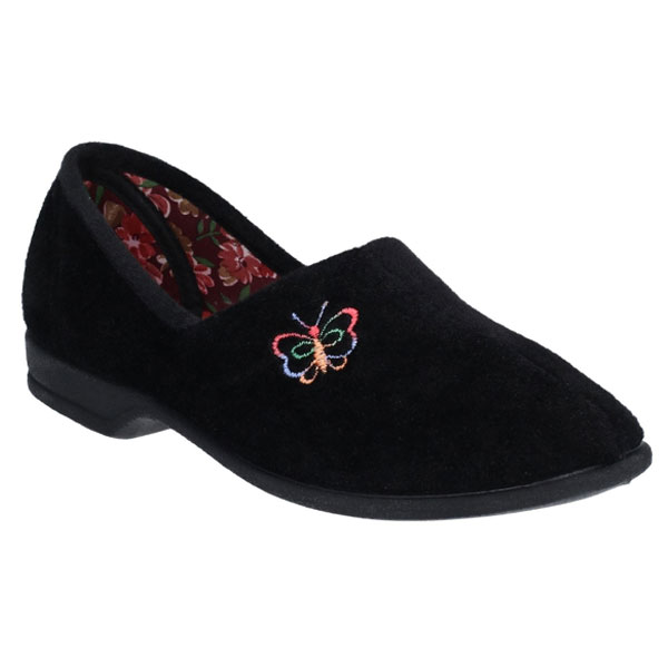 Bouquet Velour Upper Slippers for Women