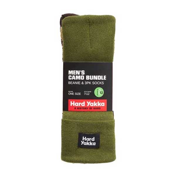 Camo Style Sock and Beanie Set