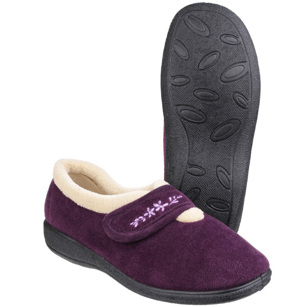 Capa Memory Foam Touch-Fastening Slipper
