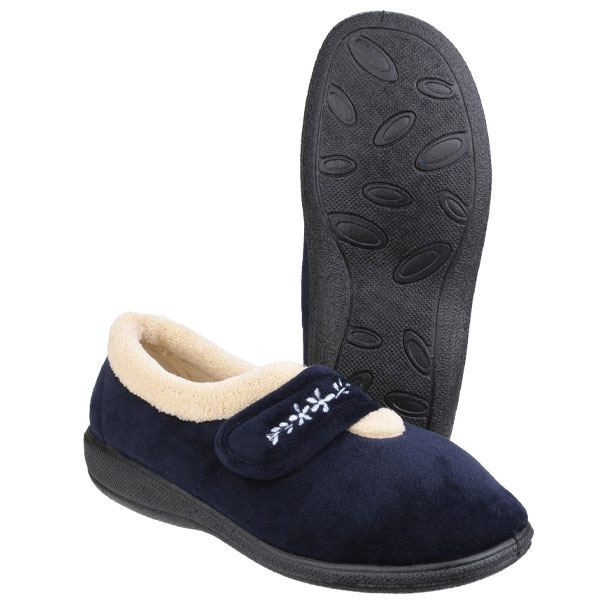 Capa Memory Foam Touch-Fastening Slipper
