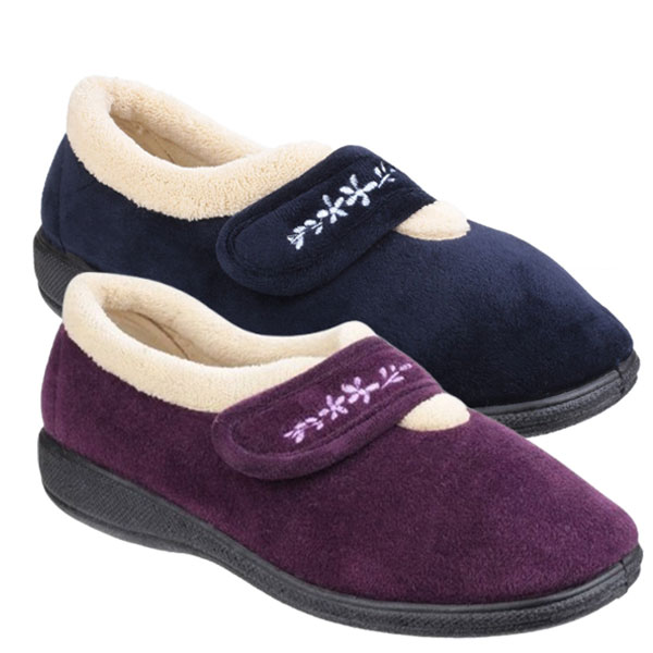 Capa Memory Foam Touch-Fastening Slipper