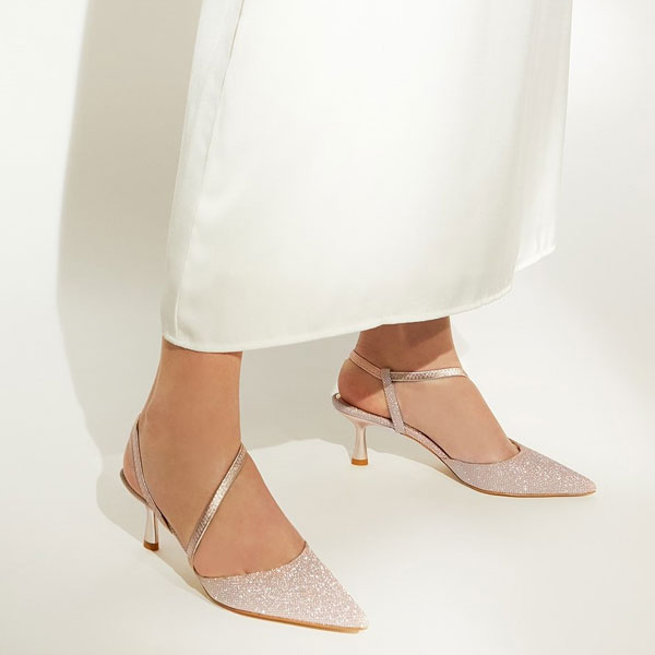 Citrus Mid Heel Court Shoes
