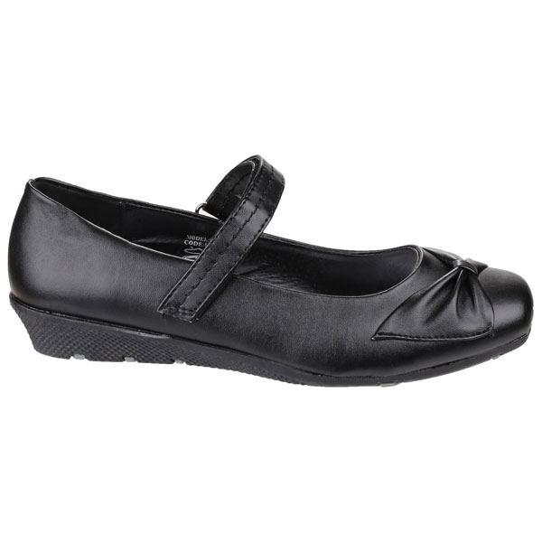 Claire Touch Strap Classic Bar Shoe For Girls
