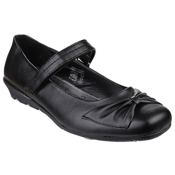 Claire Touch Strap Classic Bar Shoe For Girls