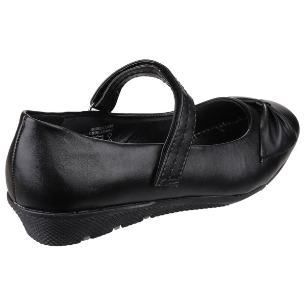 Claire Touch Strap Classic Bar Shoe For Girls