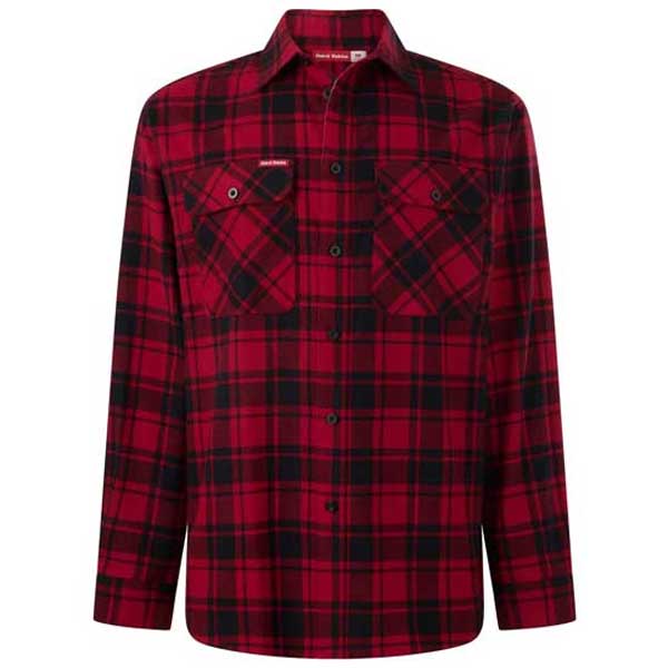 Core Check Flannel Shirt with Chest Flap Pockets