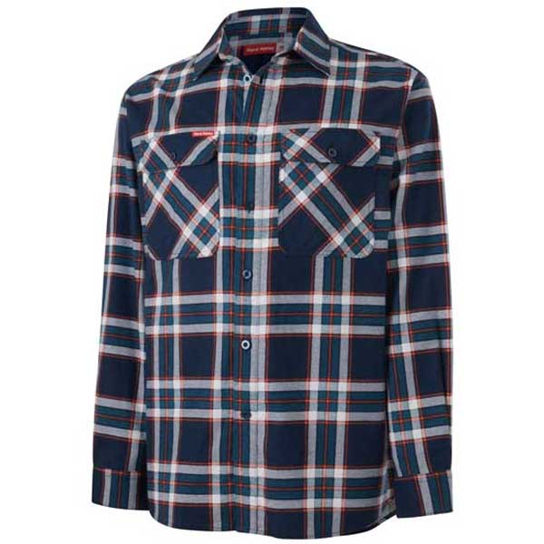 Core Check Flannel Shirt with Chest Flap Pockets