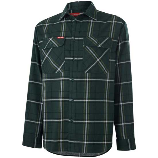Core Check Flannel Shirt with Chest Flap Pockets
