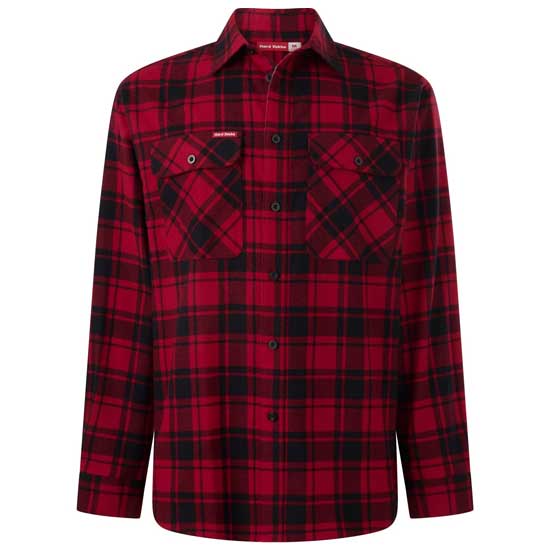 Core Check Flannel Shirt with Chest Flap Pockets