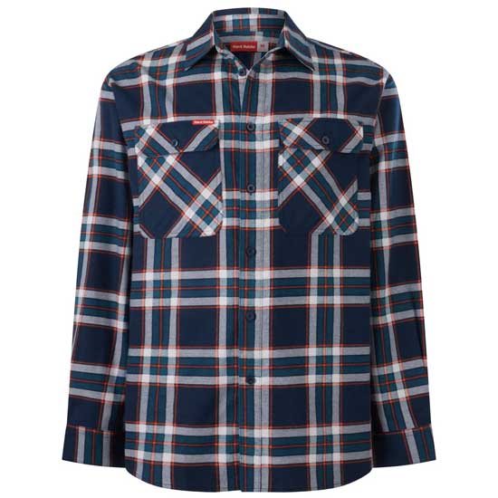 Core Check Flannel Shirt with Chest Flap Pockets