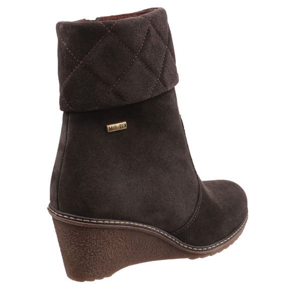 Cornwell Zip-Up Boot With Flattering Wedge Heel