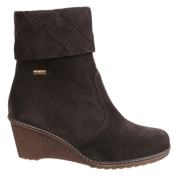 Cornwell Zip-Up Boot With Flattering Wedge Heel