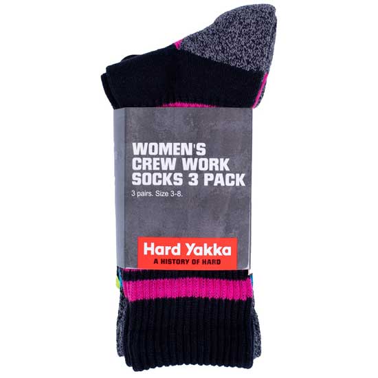 Crew Fit Boot Socks Soft and Durable Pack of 3