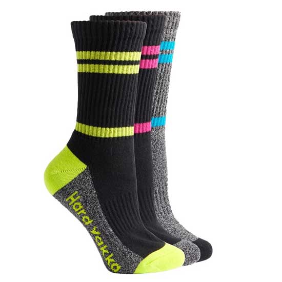 Crew Fit Boot Socks Soft and Durable Pack of 3