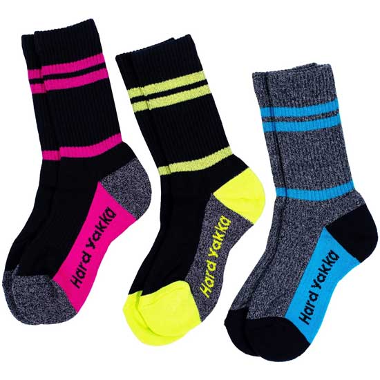 Crew Fit Boot Socks Soft and Durable Pack of 3